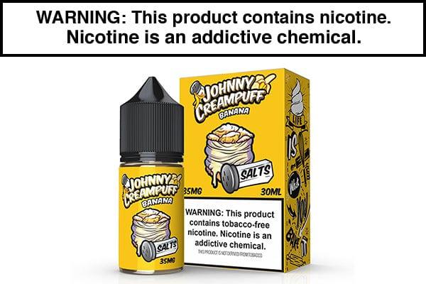 BANANA BY JOHNNY CREAMPUFF SALTS 30ML