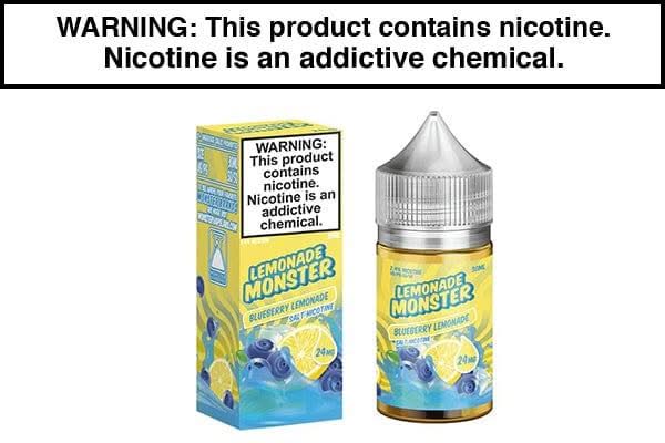 BLUEBERRY LEMONADE BY LEMONADE MONSTER SALT NIC 30ML