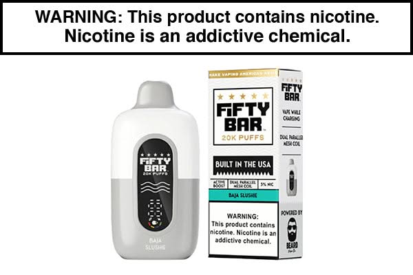FIFTY BAR V2 20K DISPOSABLE VAPE - 20,000 PUFFS - Image 13