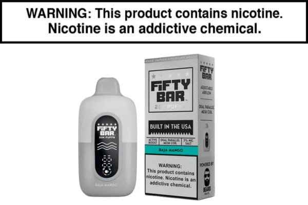 FIFTY BAR V2 20K DISPOSABLE VAPE - 20,000 PUFFS - Image 18