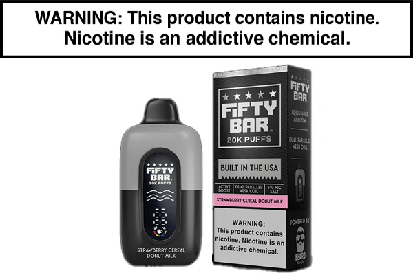 FIFTY BAR V2 20K DISPOSABLE VAPE - 20,000 PUFFS - Image 27