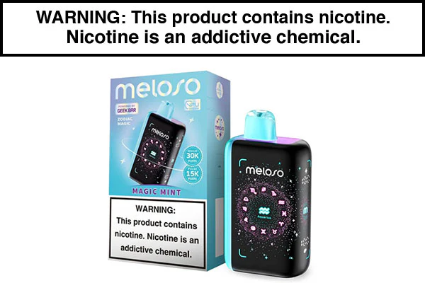 GEEK BAR MELOSO BAR 30K DISPOSABLE VAPE - 30,000 PUFFS - Image 8