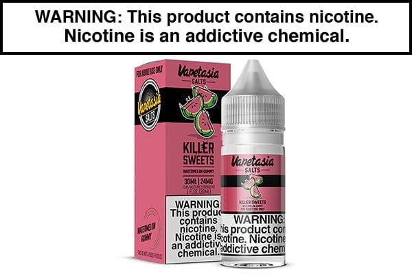 KILLER SWEETS WATERMELON GUMMY BY VAPETASIA SALTS 30ML