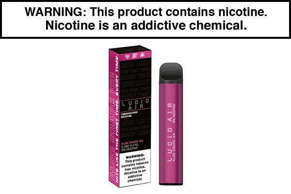 LUCID AIR DISPOSABLE VAPE 16.7ML - 5000 PUFFS - Image 3