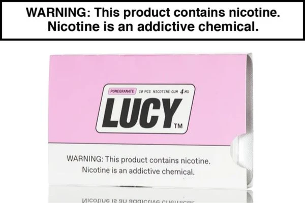 LUCY NICOTINE GUM - 10CT - Image 6