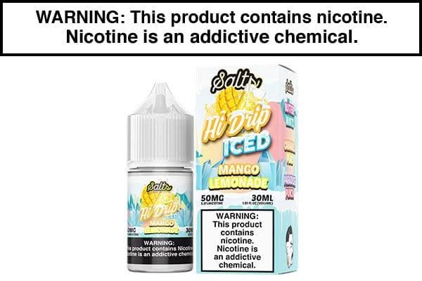 MANGO LEMONADE ICED BY HI-DRIP SALTS 30ML (2x15ML)