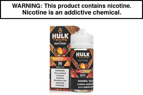 MANGO STRAW-MELON CHEW BY MIGHTY VAPORS HULK TEARS 100ML