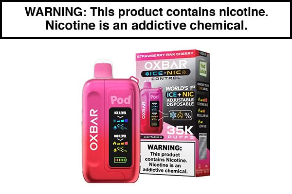OXBAR ICE-NIC 35K DISPOSABLE VAPE POD JUICE EDITION - Image 12