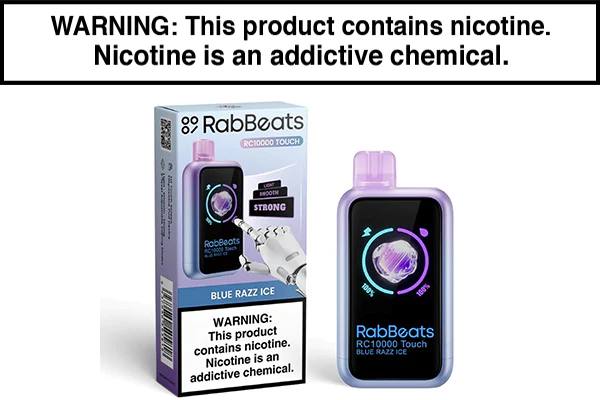 RABBEATS RC10000 TOUCH DISPOSABLE VAPE - 10,000 PUFFS - Image 3