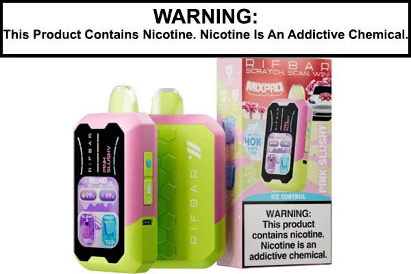 RIFBAR MIXPRO 40K DISPOSABLE VAPE - 40,000 PUFFS - Image 5