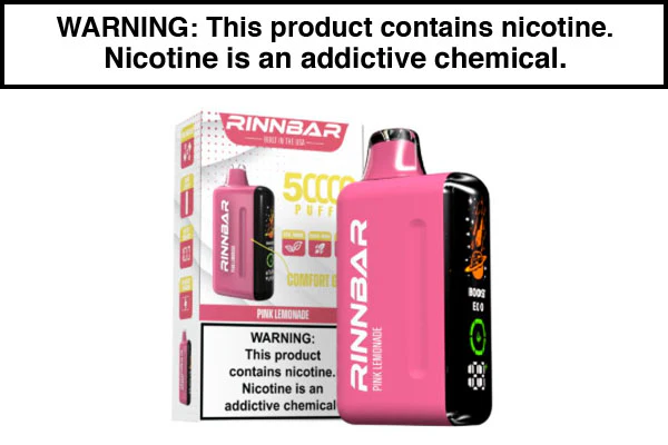 RINN BAR DISPOSABLE VAPE - 50,000 PUFFS - Image 5