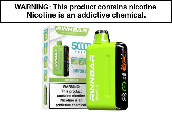 RINN BAR DISPOSABLE VAPE - 50,000 PUFFS - Image 6