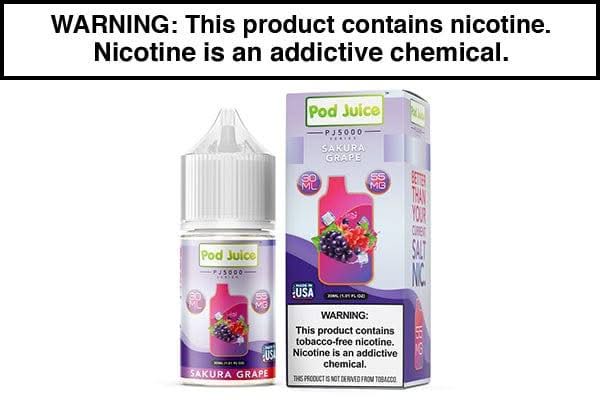 SAKURA GRAPE BY POD JUICE SALT PJ5000 SERIES 30ML
