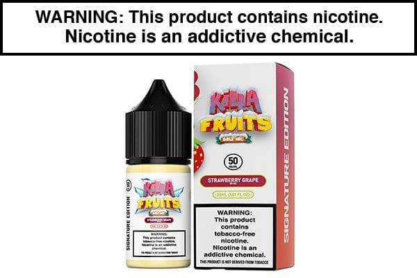 STRAWBERRY GRAPE ICE BY KILLA FRUITS SALT 30ML
