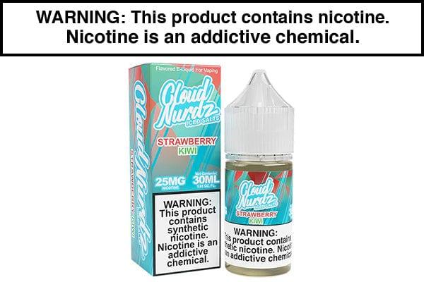 STRAWBERRY KIWI ICED BY CLOUD NURDZ SALT 30ML