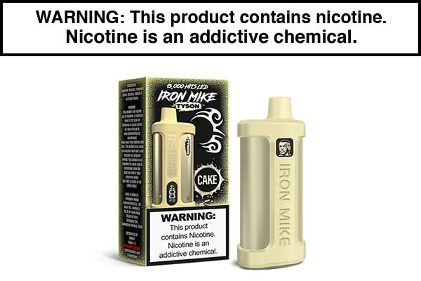 TYSON 2.0 IRON MIKE DISPOSABLE VAPE - 15,000 PUFFS - Image 2