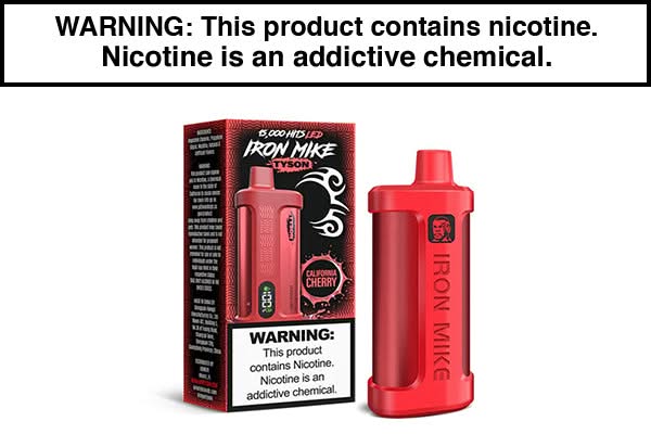 TYSON 2.0 IRON MIKE DISPOSABLE VAPE - 15,000 PUFFS - Image 3