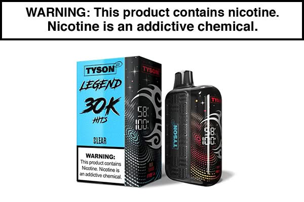 TYSON 2.0 LEGEND 30K DISPOSABLE VAPE - 30,000 PUFFS - Image 3