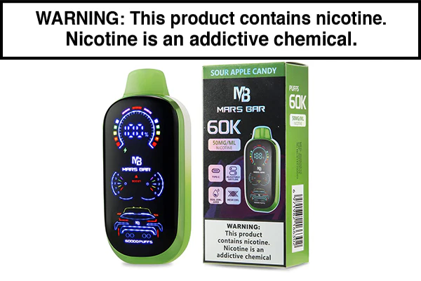 VRK MARS BAR 60K DISPOSABLE VAPE - 60,000 PUFFS - Image 10
