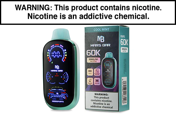 VRK MARS BAR 60K DISPOSABLE VAPE - 60,000 PUFFS - Image 3
