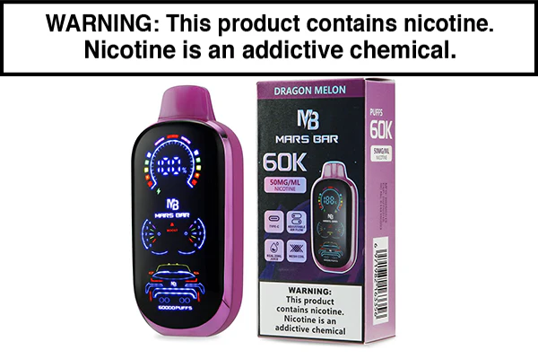 VRK MARS BAR 60K DISPOSABLE VAPE - 60,000 PUFFS - Image 4