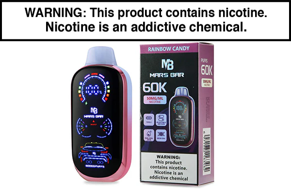 VRK MARS BAR 60K DISPOSABLE VAPE - 60,000 PUFFS - Image 9